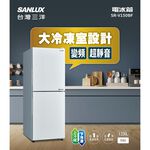 SANLUX Taiwan SANYO 156L Inverter Double Door Bottom Freezer Refrigerator SR-V150BF, , large