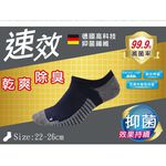 【D&G】速效機能男女適用毛巾底踝襪<丈青,22-26cm>D422 襪子 抑菌消臭, , large