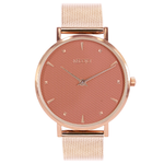 HOPE collection Minimalist dial elegant leather strap ladies watch-Orange / HO-12404, , large