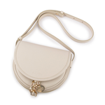 SEE BY CHLOE MARA BAG 牛皮小款斜背馬鞍包/米色, , large