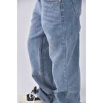 (L) by gentle b韓牌高腰丹寧牛仔質感藍色長褲二手衣, , large