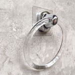 [熊好貼國際]浴巾環 毛巾架 凹凸紋路牆面可貼浴巾架 手巾 壁掛 擦手 方巾  手帕無痕掛勾 舒適家舒適你的家掛鈎, , large