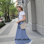 【YUNJOIN】Korean classic shoulder bag, , large