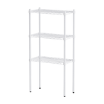 【Y HOUSE】60x30x120cm Lightweight Three-layer Iron Rack Iron Rack Shelf-Painted White, , large