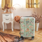 NaSaDen [Green Rabbits]26" Checked Zipper Luggage, , large