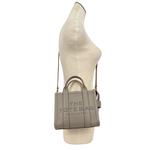 MARC JACOBS THE LEATHER TOTE 粒面皮革迷你托特包/水泥灰, , large