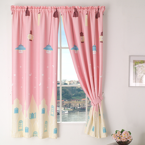 Printed UV-Blocking Blackout Curtain