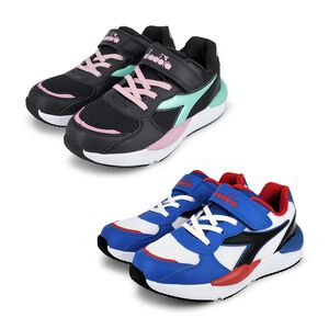 DIADORA迪亞多那 兒童輕量時尚跑鞋 童運動鞋 童鞋 魔鬼氈 透氣 保護後跟 吸震 減壓 健康鞋墊 止滑 黑綠 白藍,  DIADORA迪亞多那 兒童輕量時尚跑鞋 童運動鞋 童鞋 魔鬼氈 透氣 保護後跟 吸震 減壓 健康鞋墊 止滑 黑綠 白藍