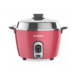 TATUNG 6-Cup Magenta Stainless Steel Electric Cooker TAC-06R-NR, , large