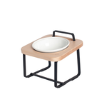 【paipaipets】 Natural Wood Elevated Pet Bowl - XS/Maple, , large