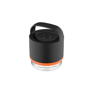 24Bottles Spin Bottle Lid Black and Clear Mouth
