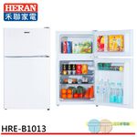 HERAN 禾聯 100L 節能一級 雙門電冰箱 HRE-B1013, , large