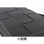 BOTTEGA VENETA Cassette 小羊皮編織小款斜背包/黑色, , large