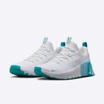 Nike W Free Metcon 6 女 訓練鞋 運動鞋 健身 重訓 分襪式 緩震 白藍 [FJ7126-107], , large