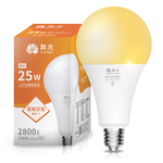 DanceLight 4-pack LED bulb 25W ultra-high luminous flux E27 suitable for parking lots and commercial spaces (yellow light), , large