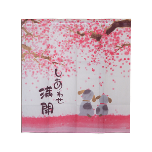 針織中門簾-85x90cm-幸福滿開-2條