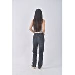 (XL) essential jeans高腰丹寧牛仔質感藍色長褲二手衣, , large