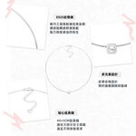 S925純銀天然淡水珍珠方形蛇骨項鍊  -附馬卡收納盒, , large