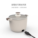 Ceramic steaming pot with two handles, , large
