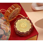 [意創趨術]花好月圓琉璃擺件雙幣組 0.1g, , large