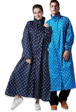 【周周生活｜晴雨選品館】一件式雨衣 海洋風反向拉鍊 東伸機車雨衣, , large