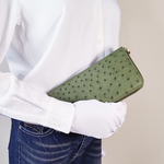 【M2nd】 Ostrich  Zip-around Wallet, , large