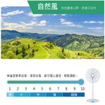 ANLUX 台灣三洋16吋無段式飛梭旋扭 無線遙控DC扇EF-P16DK, , large