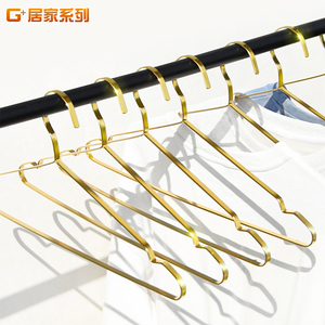 【G+居家】不鏽鋼加粗扁條衣架10入(晾曬架/凹槽衣架/加大加粗/大衣晾曬衣架/三角衣架)