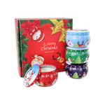 【Besthot】聖誕鐵罐香氛蠟燭禮盒, , large
