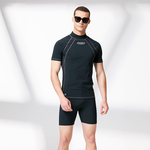 Monina Taiwan-made amphibious short-sleeved sunscreen jellyfish jacket, complete set (suitable for both men and women), unisex style -L, , large