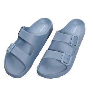 矽晶減塑休閒拖鞋-藍27.5