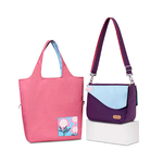 Eco-friendly Crossbody bag & tote bag Two-in-one, Reversible yoyo bag (Ocean), , large