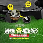 金德恩 GS MALL 台灣製造 八角滑輪平板運輸車 64x64x15cm 滑輪 平板車運輸車 搬運車 烏龜車 維修推車 重物, , large