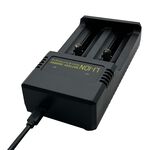 實用牌 PCA-009 智能雙槽鋰電池充電器 過載保護 防過熱 防短路 適用, , large