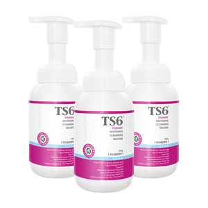 TS6 Feminine Whitening Cleansing MousseX3