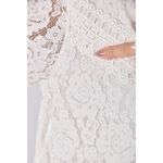 (M) vanilla韓牌蕾絲白色短袖上衣二手衣, , large