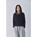 (L) 【房業涵私服】net寶石藍色毛衣二手衣, , large