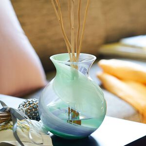 日本津輕 花露滴花瓶 手工花瓶 (淡藍色) 金益合Drinkeat