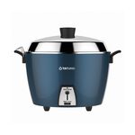 TATUNG 220V Dual Voltage 11-Cup Stainless Steel Rice Cooker Full Set TAC-11L-MV2B, , large