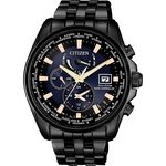 CITIZEN 星辰 海中晨曦亞洲限定款 光動能電波錶-藍x黑/44mm AT9039-51L, , large