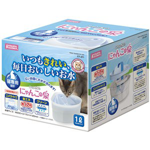 [承佳] 日本 MARUKAN 三角自動循環飲水機 ~ 貓用 1L (內附濾心1個) 寵物 飲水機 貓咪專用 寵物飲水機