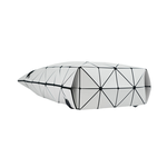 ISSEY MIYAKE BAO BAO BLOCKY 啞光霧面拉鍊後背包/淺灰色, , large