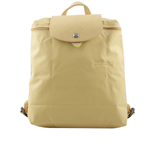 LONGCHAMP LE PLIAGE GREEN再生帆布折疊後背包/小麥黃