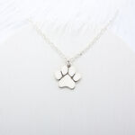 【Angel & Me】Cat Dog Paw (Large) s925 sterling silver necklace Birthday gift, , large