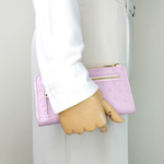 【M2nd】 Ostrich Slim Zip Wallet, , large