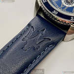 [星晴錶業]MASERATI手錶,46mm,R8851101002寶藍色錶面寶藍錶殼寶藍真皮皮革錶帶款, , large
