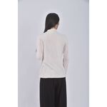 (M) t ixsea高領白色長袖上衣二手衣, , large