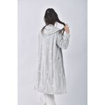 (L) 【安于晴Charlene私服】質感可穿式毛毯藍色外套二手衣, , large