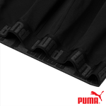 PUMA 平口內褲 1件組 彪馬 跳豹 男內褲 平角內褲 修身 防捲邊 貼合 耐穿 柔軟 棉質 排汗 透氣 抗菌 黑 灰, 黑,M, large