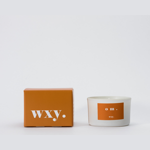 【英國 wxy】經典mini蠟燭-om.竹葉 & 橙花/95g